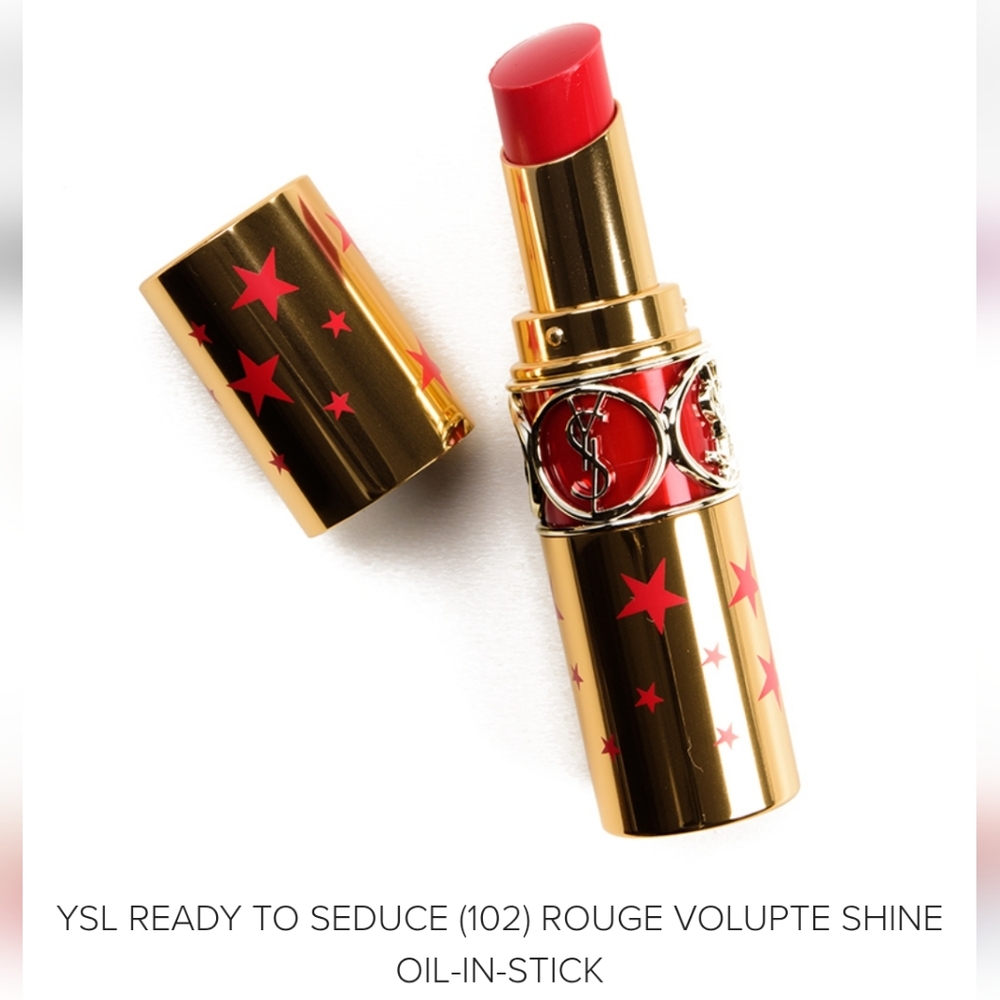 YSL Rouge Volupte Shine, 102, Ready To Seduce NIB DISCONTINUED